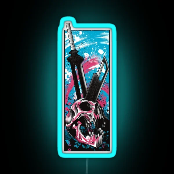 Slaying Moon Zangetsu RGB Neon Sign