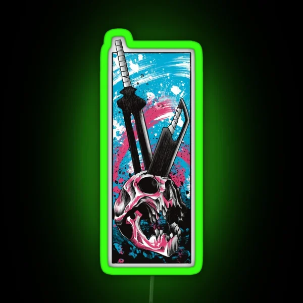 Slaying Moon Zangetsu RGB Neon Sign