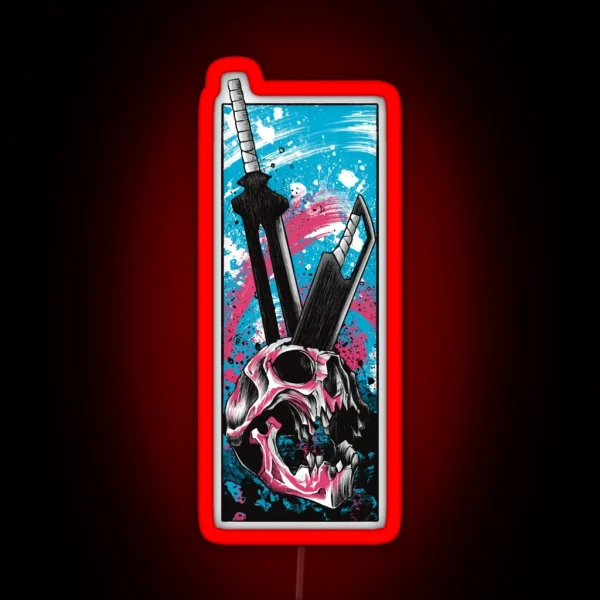 Slaying Moon Zangetsu RGB Neon Sign