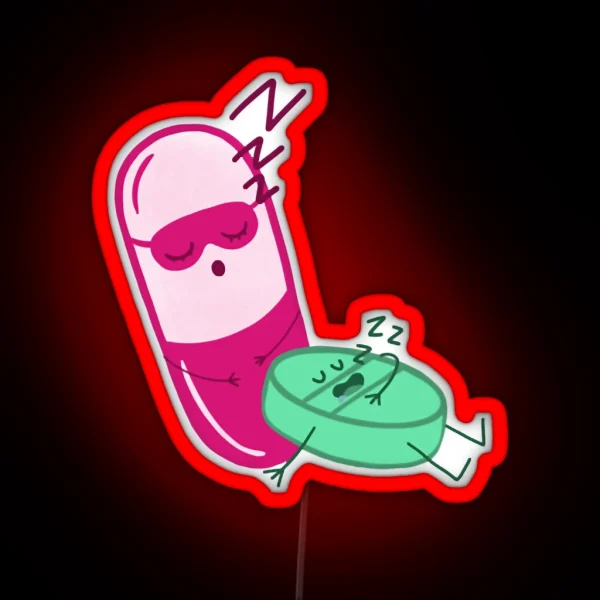 Sleeping Pills RGB Neon Sign