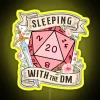 sleeping-with-the-dungeon-master cute d20 dice rgb neon sign