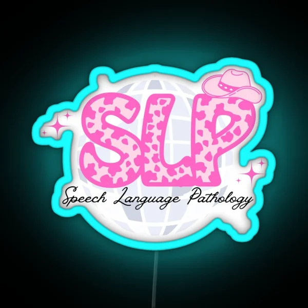 SLP Disco Cowgirl Graphic RGB Neon Sign