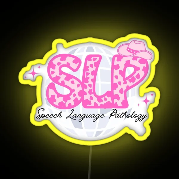 SLP Disco Cowgirl Graphic RGB Neon Sign