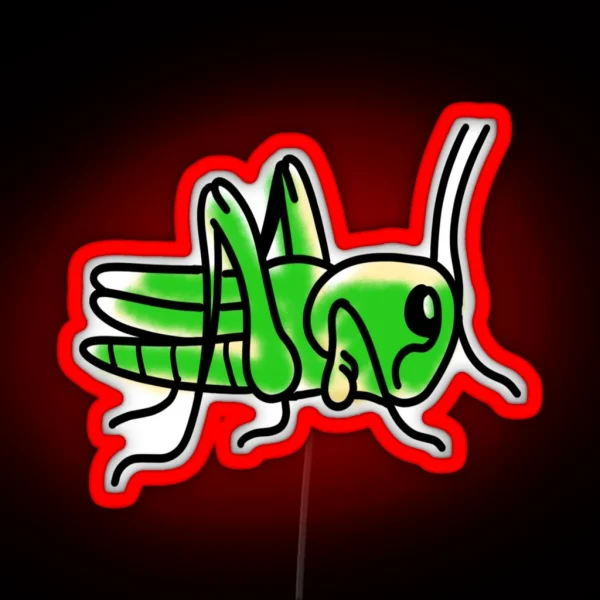 Small Grasshopper RGB Neon Sign