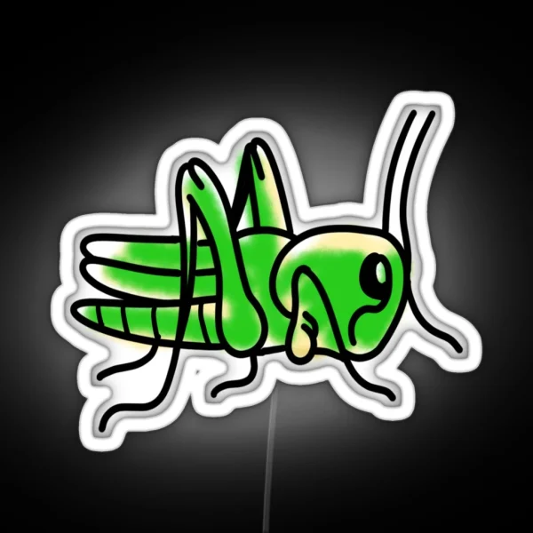 Small Grasshopper RGB Neon Sign