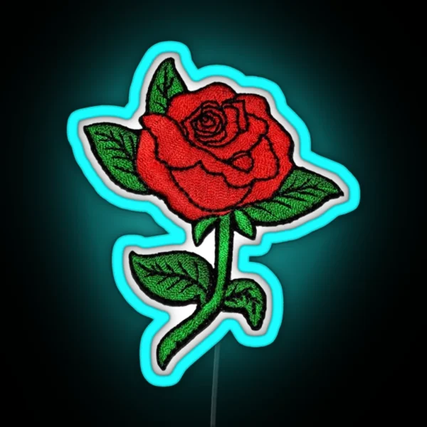 Small Rose Led RGB Neon Sign