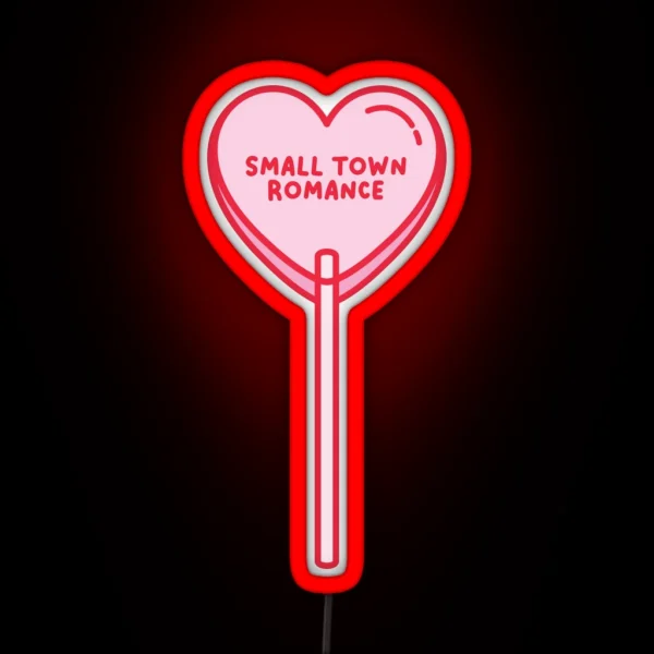 Small Town Romance Lollipop RGB Neon Sign