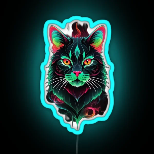 Smart Cat RGB Neon Sign