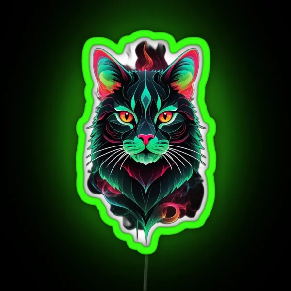 Smart Cat RGB Neon Sign