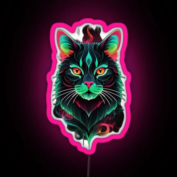 Smart Cat RGB Neon Sign