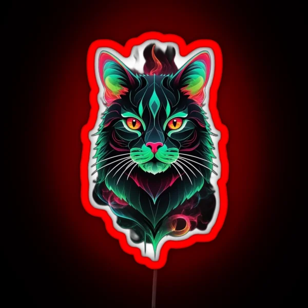 Smart Cat RGB Neon Sign