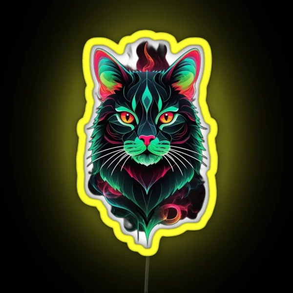 Smart Cat RGB Neon Sign