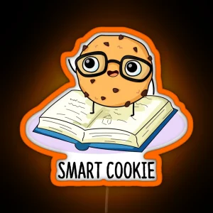 Smart Cookie Funny Cookie Puns RGB Neon Sign