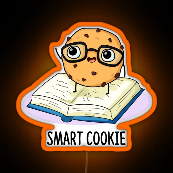 Smart Cookie Funny Cookie Puns RGB Neon Sign