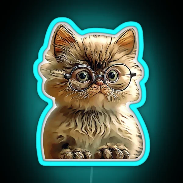 Smarty Cat RGB Neon Sign