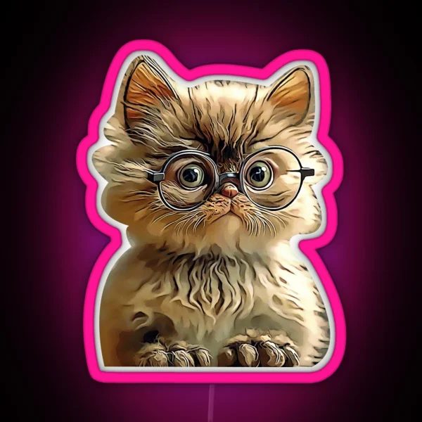 Smarty Cat RGB Neon Sign
