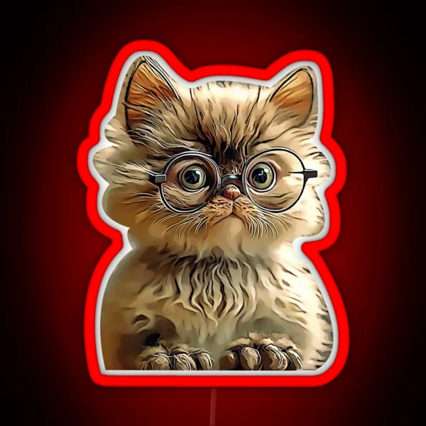 Smarty Cat RGB Neon Sign