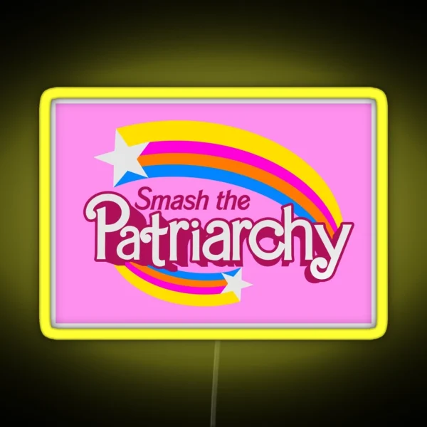 Smash The Patriarchy RGB Neon Sign