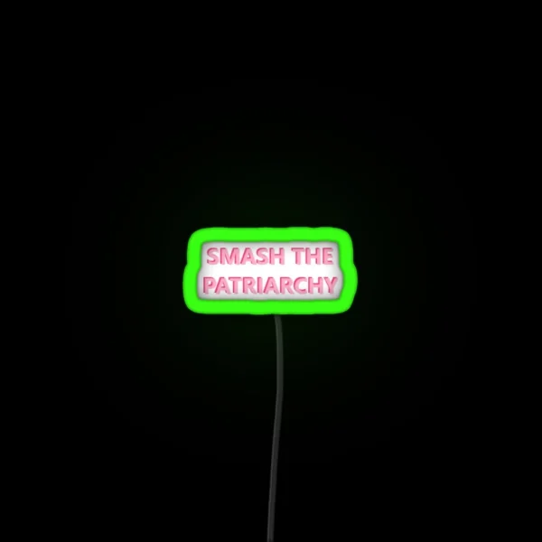 Smash The Patriarchy Small RGB Neon Sign