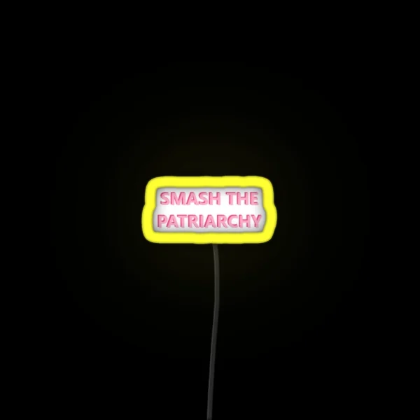 Smash The Patriarchy Small RGB Neon Sign