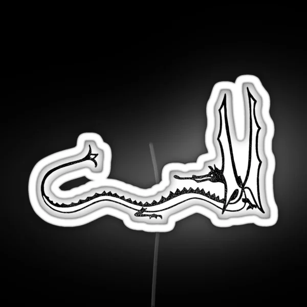 Smaug Black RGB Neon Sign