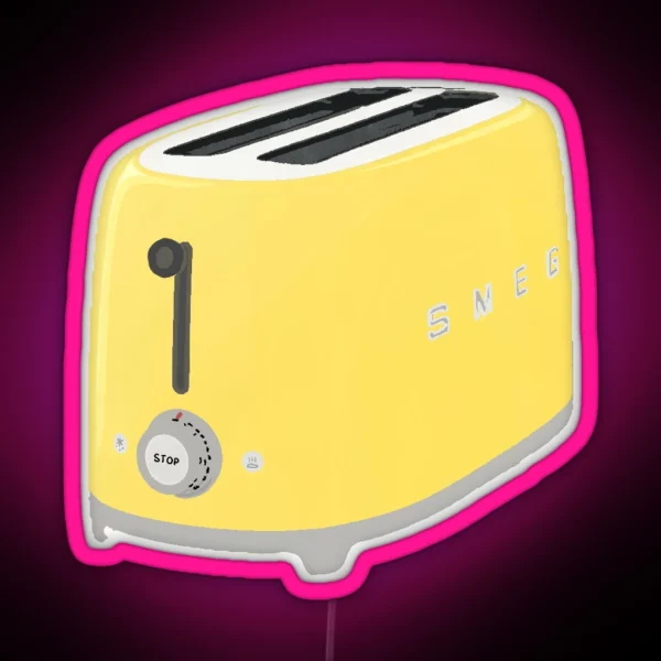 Smeg Toaster RGB Neon Sign