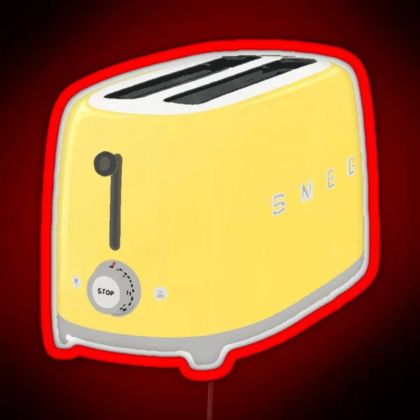 Smeg Toaster RGB Neon Sign