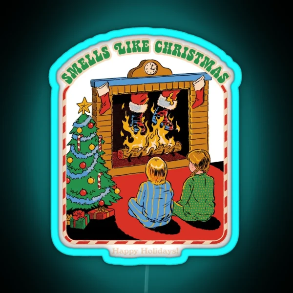 Smells Like Christmas RGB Neon Sign