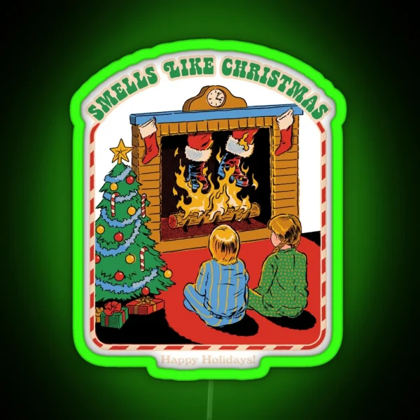 Smells Like Christmas RGB Neon Sign