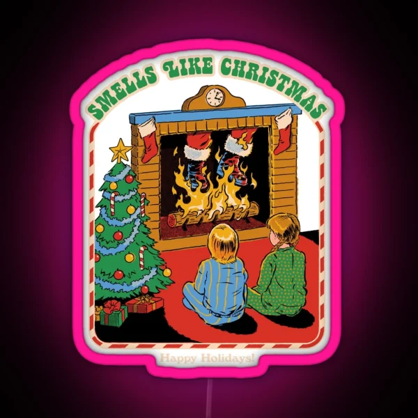 Smells Like Christmas RGB Neon Sign