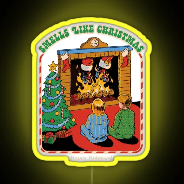 Smells Like Christmas RGB Neon Sign