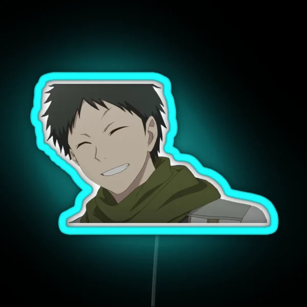 Smiling Obi Snow White With The Red Hair RGB Neon Sign