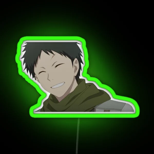 Smiling Obi Snow White With The Red Hair RGB Neon Sign