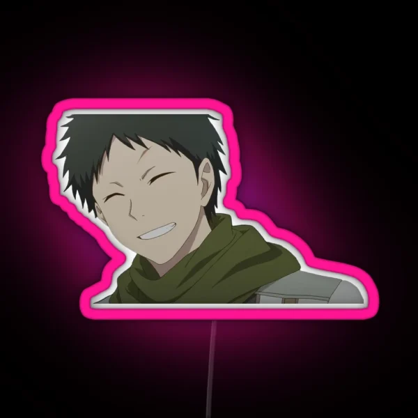 Smiling Obi Snow White With The Red Hair RGB Neon Sign