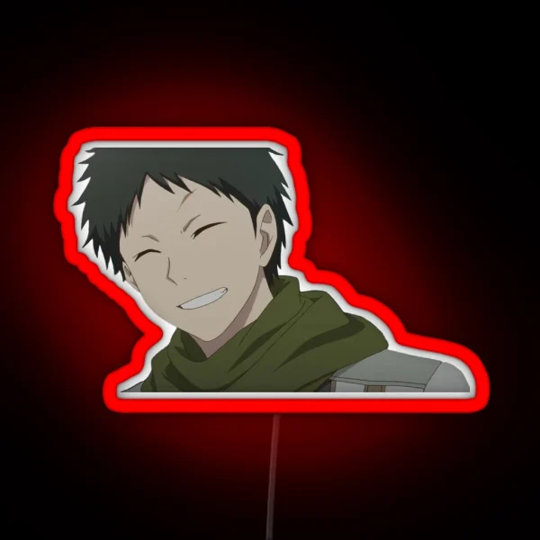 Smiling Obi Snow White With The Red Hair RGB Neon Sign