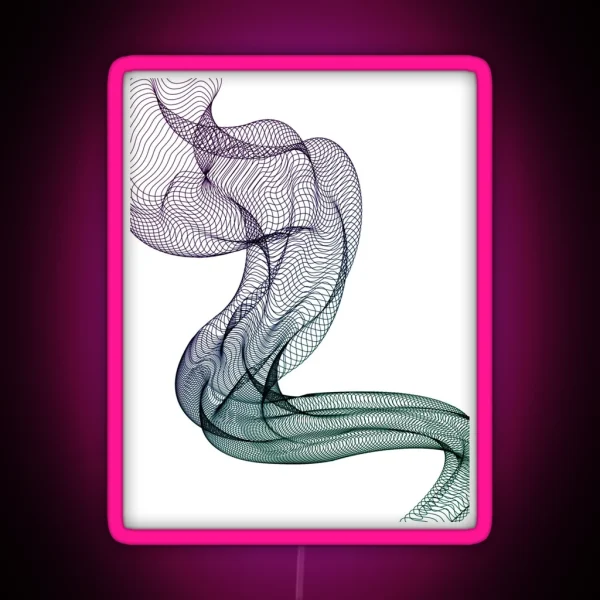 Smoke Purple And Green RGB Neon Sign