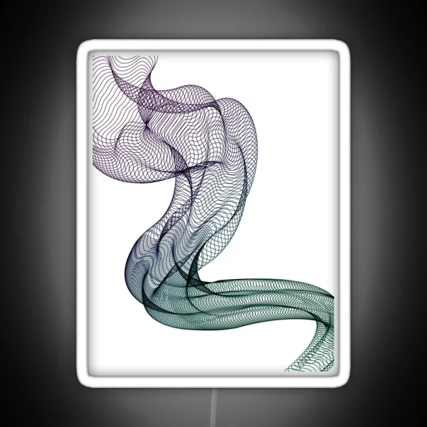 Smoke Purple And Green RGB Neon Sign