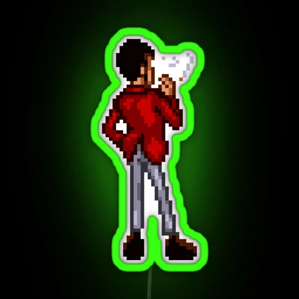 Smoking Lupin The 3rd RGB Neon Sign