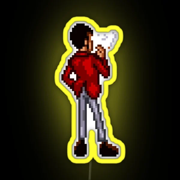 Smoking Lupin The 3rd RGB Neon Sign