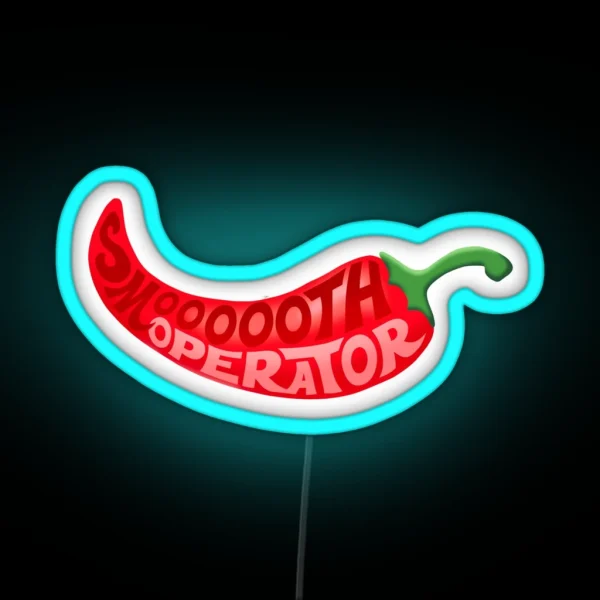 Smooth Operator Carlos Sainz Chilli Only RGB Neon Sign