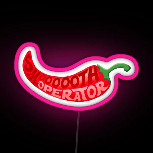 Smooth Operator Carlos Sainz Chilli Only RGB Neon Sign