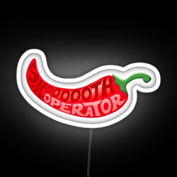 Smooth Operator Carlos Sainz Chilli Only RGB Neon Sign