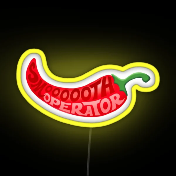 Smooth Operator Carlos Sainz Chilli Only RGB Neon Sign