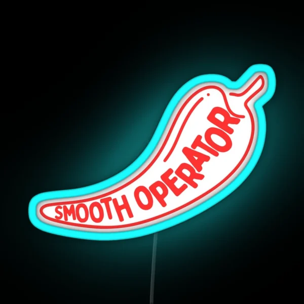 Smooth Operator Red Logo RGB Neon Sign