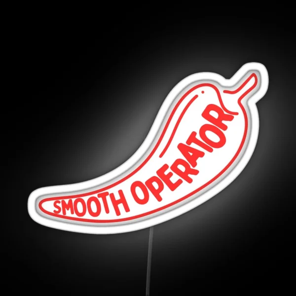 Smooth Operator Red Logo RGB Neon Sign