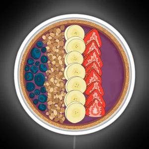 Smoothie Bowl RGB Neon Sign