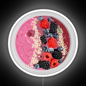 Smoothie Bowl RGB Neon Sign