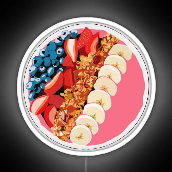 Smoothie Bowl RGB Neon Sign