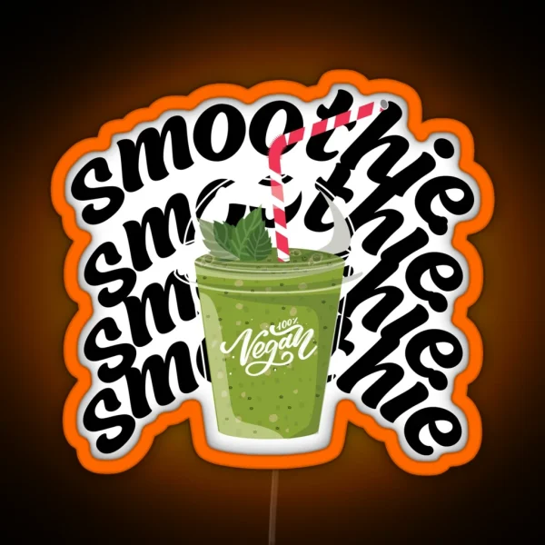 Smoothie Smoothie Smoothie Smoothie True RGB Neon Sign