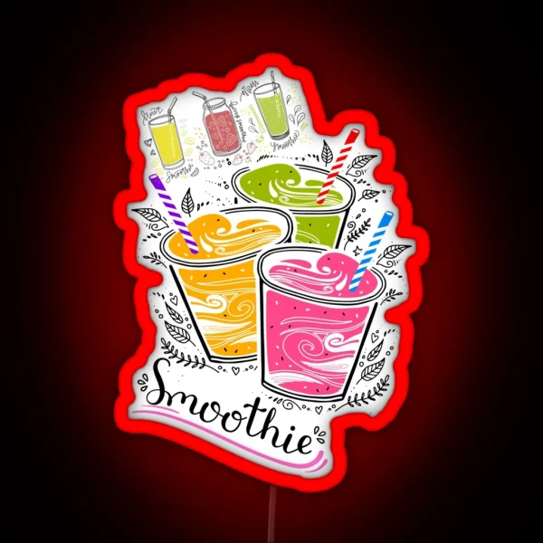 Smoothies RGB Neon Sign